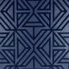 Helios Blue Geometric Wallpaper Bolt