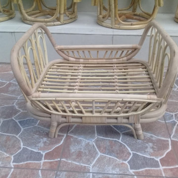 Rattan Dolls Bed