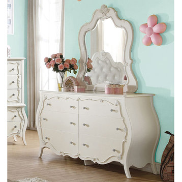 Acme Dresser in Pearl White Finish 30514