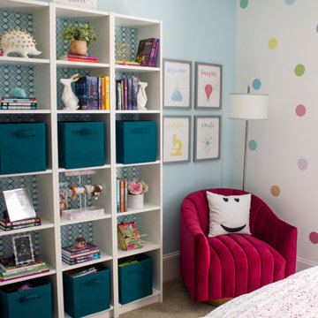 Little Girls Rainbow Bedroom