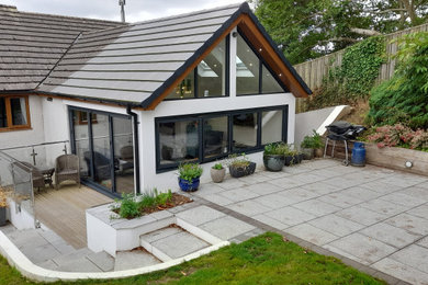 Modern house exterior in Devon.