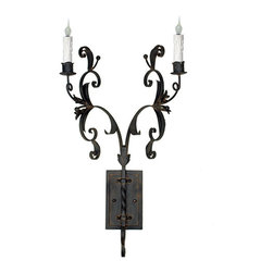 SC-135 Custom Hand Made Iron Sconce - Wall Sconces