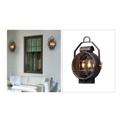 Troy Lighting Point Lookout 2 Light Outdoor Wall Lantern in Aged Silver - Products