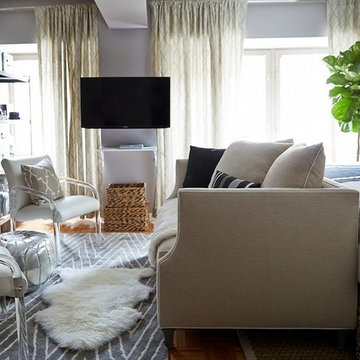 Small-Space Makeover: A Chic 400-Square-Foot Apartment