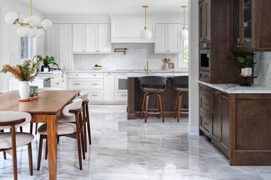 Inspiration for a transitional kitchen remodel in Toronto