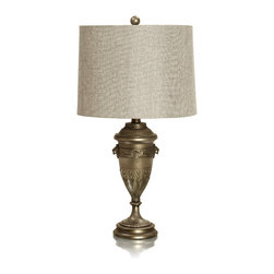 Tivoli Urn Table Lamp - Gunmetal - Bordslampor