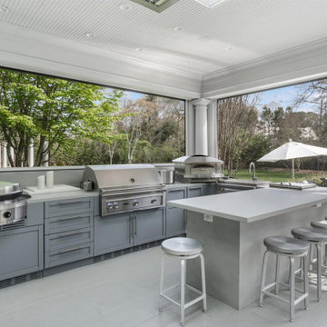 Outdoor Kitchen Featuring Evo Grill