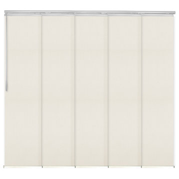 Elza 5-Panel Track Extendable Vertical Blinds 58-110"W