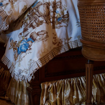 Details on Custom Duvet and Skirt