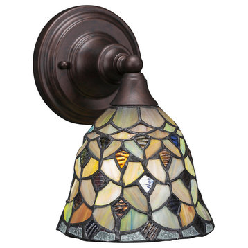 1 Light Wall Sconce In Bronze (40-BRZ-9965)