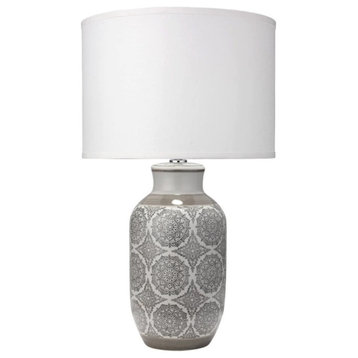 Fanchon Gray Table Lamp
