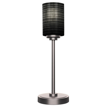 Luna 1-Light Table Lamp, Graphite/Black Matrix