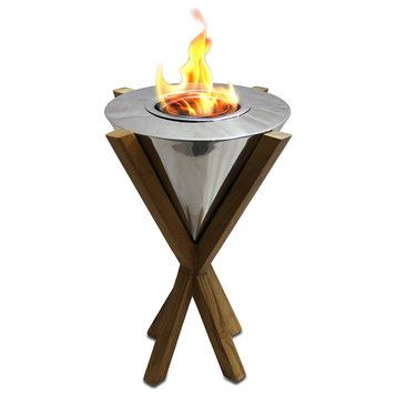 Southampton Indoor/Outdoor Teak Table Top Fireplace