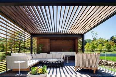 Inspiration for a 1960s home design remodel in Denver