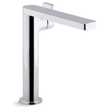 Kohler Composed Tall 1-Handle Bathroom Faucet w/ Lever Handle, Polished Chrome