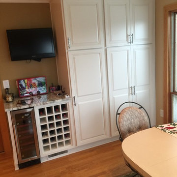 custom kitchen--custom cabinets with granite countertops