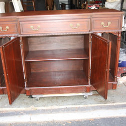 Vintage Wine Cabinet-Server-1930s - Buffets And Sideboards