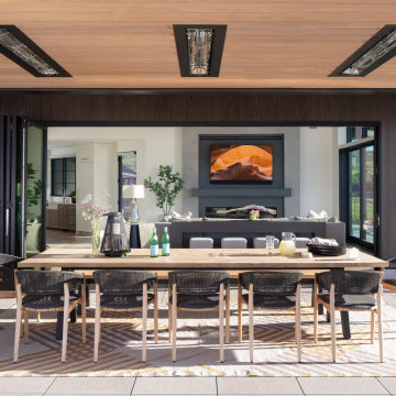 Outdoor Dining and Indoor-Outdoor Living Covered Patio