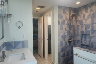 Bathroom - coastal bathroom idea in Miami