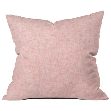 Holli Zollinger Linen Marsala Rosee Throw Pillow, 20"x20"