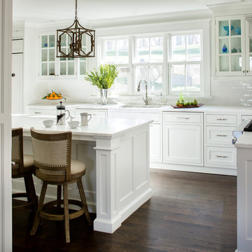Mt. Kisco Classic White Family Kitchen
