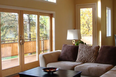 Living room - contemporary living room idea in Other