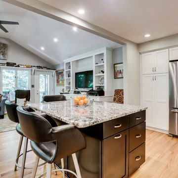 Transitional Black & White Kitchen Annandale, VA