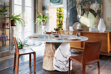 Petalo Marble Dining Table with Roundtop