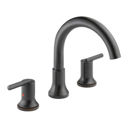 Delta Trinsic&reg; 3-hole Roman Tub Trim - Bathtub Faucets