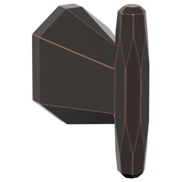 St. Vincent Contemporary Single Robe Hook, Oil Rubbed Bronze