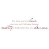 Decal Wall Sticker Your In Love When You Can't Fall Asleep, Multi