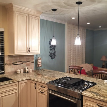 Long Beach Kitchen, Bar, Fireplace Remodel