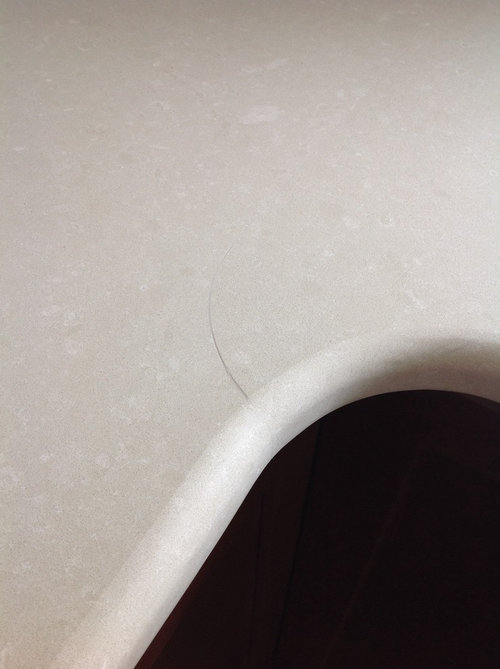 Quartz counter seam is this acceptable?