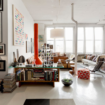 My Houzz: Walls of Art and Glass in a Brooklyn Loft