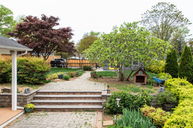 This is an example of a small contemporary landscaping in DC Metro.