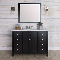 Hampton 48" Oak Vanity - Bathroom Vanities And Sink Consoles