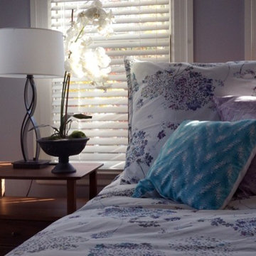 Gray & Lavender Master Suite