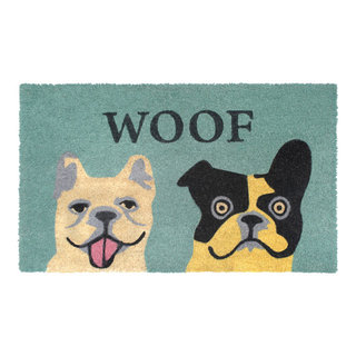 Rubber-Cal Adorable Doggie Door Mat Kit - 18 x 30 - 2 Doormats