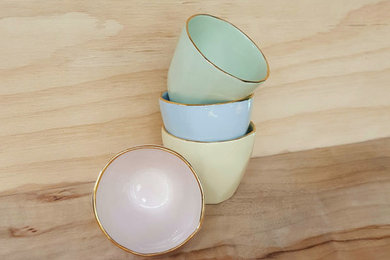 Alice pastel ceramic and lustre Teacup