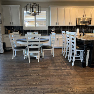 Dark Brown Red Oak Wood floor