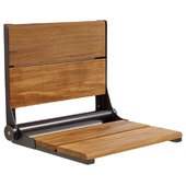 Zen 18H Acacia Wood Corner 2 Tier Shower Shelf & Shaving Stand