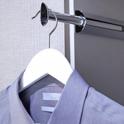 TAG Hardware | ELITE Valet Rack in Matte Aluminum - Closet Organizers