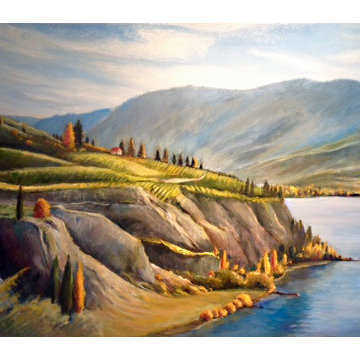 Wendy's focus point, Serenity Found, Oil Painting