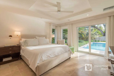 Inspiration for a coastal bedroom remodel in Miami