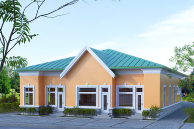 Bungalow 3d rendering