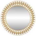 Varaluz - Varaluz 342A01FG Mirror Forever French Gold - Shirley Bassey famously sang ``Diamonds are Forever`` in the seventh James Bond film of the same name. We hope she`d find our Forever collection worthy of her singing. Turn your home into a, you guessed it, Forever home with a strong dose of glam from our stamped metal diamonds in the new French Gold matte finish.