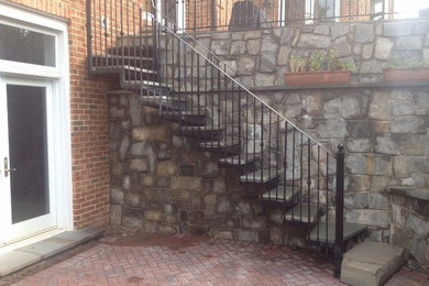 Example of an exterior home design in Baltimore