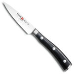 Wusthof - Wusthof Classic Ikon - 3 1/2" Paring Knife - The straight edge offers close control for decorating as well as peeling, mincing and dicing.