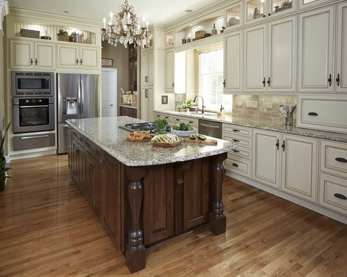 Hardwood Floors With Painted Cabinets | Houzz
