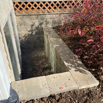 Window well retaining wall!